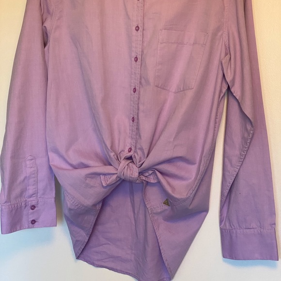 Guess | Lilac Long Sleeve Button Shirt | Size XL - Picture 5 of 8